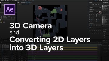 After Effects - 3D Camera and Converting 2D Layers into 3D Layers
