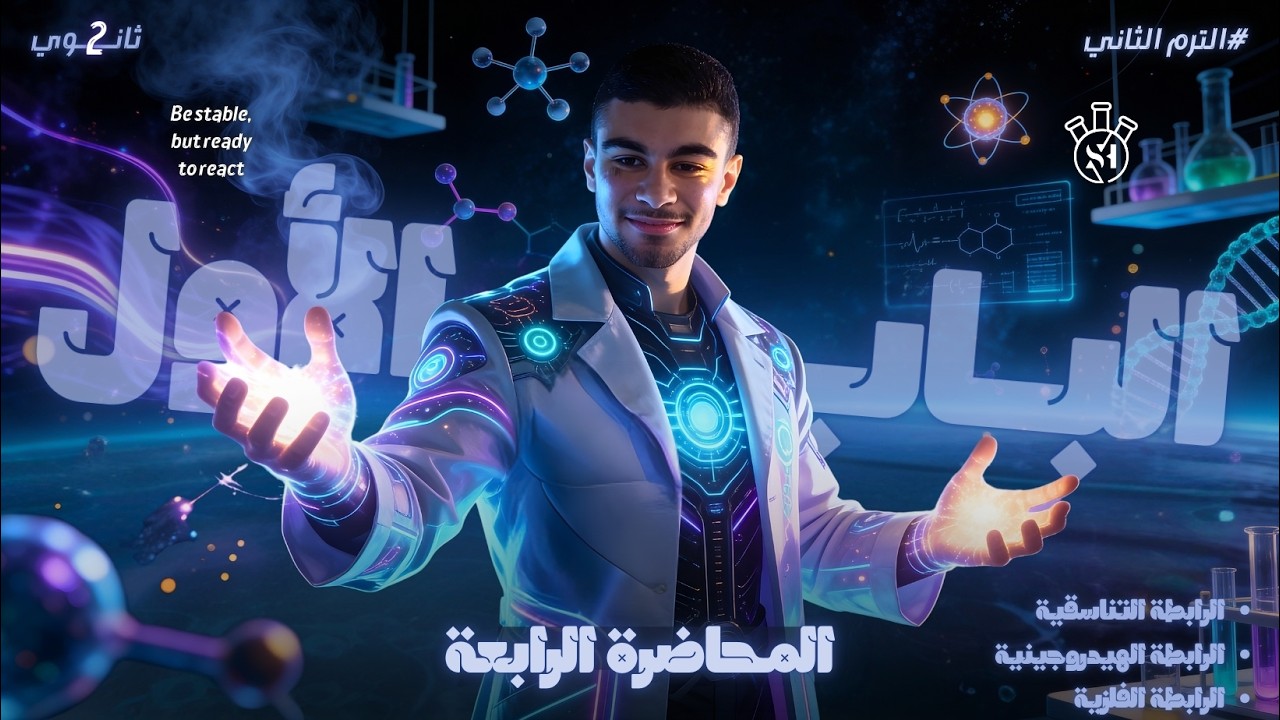 الرابطة التناسقية والهيدروجينية والفلزية _ المحاضرة 4 والأخيرة _ الباب الاول _ الترم 2 _ 2 ثانوي