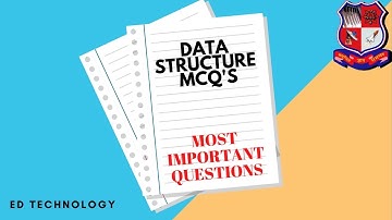 DATA STRUCTURE MCQ | GTU IMPORTANT QUESTIONS | EXAM PREP