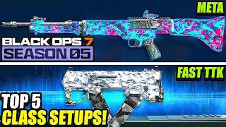 BLACK OPS 7 *NEW* TOP 5 META LOADOUTS AFTER SEASON 5 UPDATE! 🏆 (BO7 Best Class Setups) BO7 Best Guns