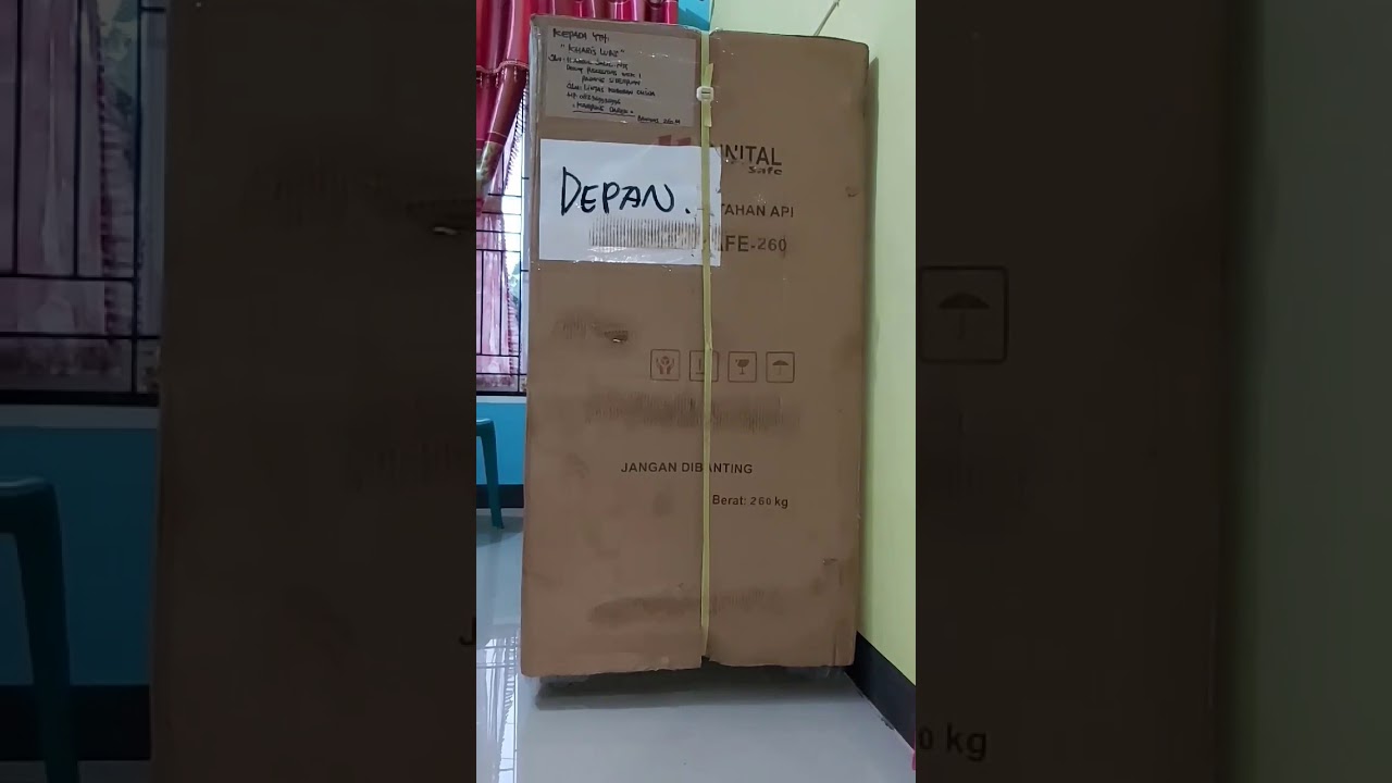 Unbox brangkas unital safe  bobot 260 kg YouTube