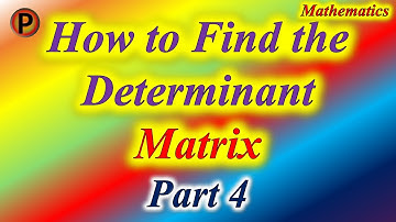 12M0204 Quick Finding the Determinant - Mathematics सारणिका Part 4 ✅ # @ $