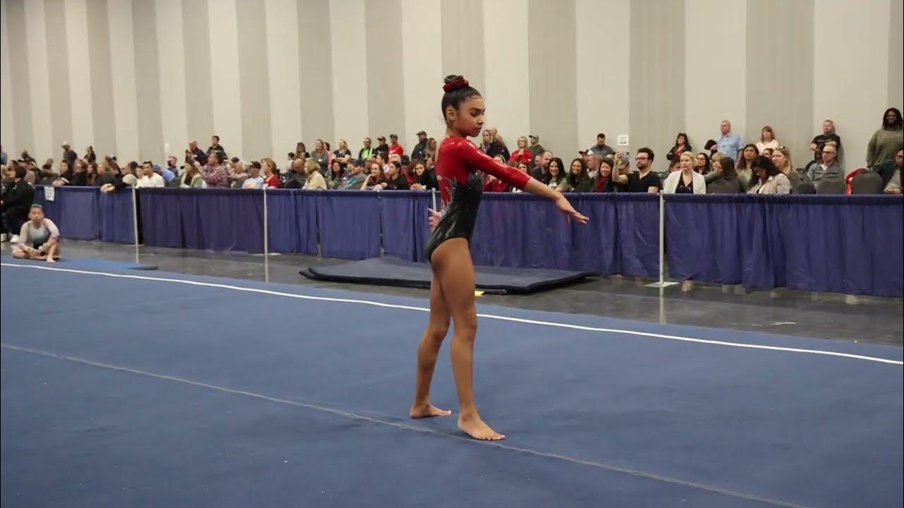 Ava Montero Floor Gliders Invitational 2023 Wildfire Gymnast Level 7