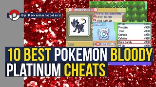 Top 10 Epic Cheats For Pokemon Bloody Platinum!