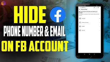 how to hide phone number and email from Facebook account | F HOQUE |