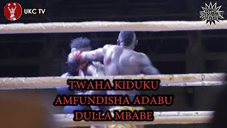 UKC TV; TAZAMA TWAHA KIDUKU ALIVYOMSHIKISHA ADABU DULLA MBABE. UHURU STADIUM