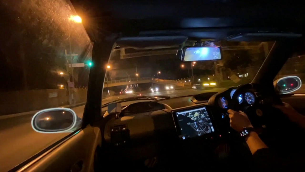 ホンダビート Pp1 国道１６号横田基地周辺を夜ドライブ Driving Around Yokotaairbase Route16 At Midnight With Honda Beat Pp1 Youtube