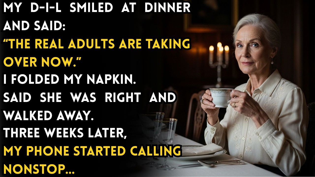 My Daughter-in-Law Replaced Me at My Own Table...