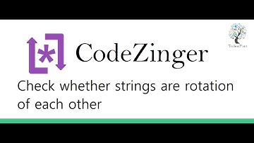 Check whether strings are rotation of each other by javascript in codezinger