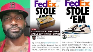 PROOF FEDEX DRIVERS ARE STEALING SHOES 