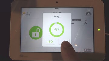 Qolsys IQ Panel 2+ Arming & Disarming