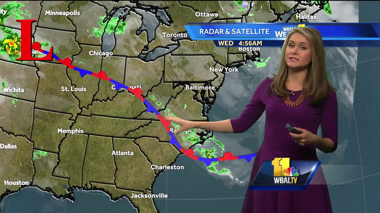 Partly cloudy and mild on Wednesday - YouTube