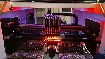 Working video of HWGC HW-T8-80F/HC-H8 Pick and Place Machine SMT Chip Mounter