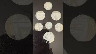 2008 UNITED KINGDOM COINAGE EMBLEMS OF BRITAIN AND ROYAL SHEILD OF ARMS: SILVER PROOF COLLECTIONS .