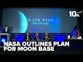 NASA holds news conference on creating moon base