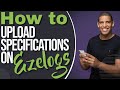 1 1 17 1 1 How to Upload Specifications l Ezelogs Time Management APP