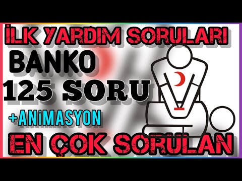 BU SORULARI KAÇIRMA/ EHLİYET İLK YARDIM SORULARI/ EHLİYET İLK YARDIM DERSİ/ EHLİYET SINAVI SORULARI