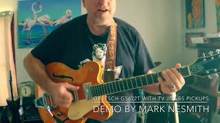 Demo Gretsch G5622T Modded W Tv Jones Pickups, Abm 2400 Roller Bridge, And Bricksbiggsfix