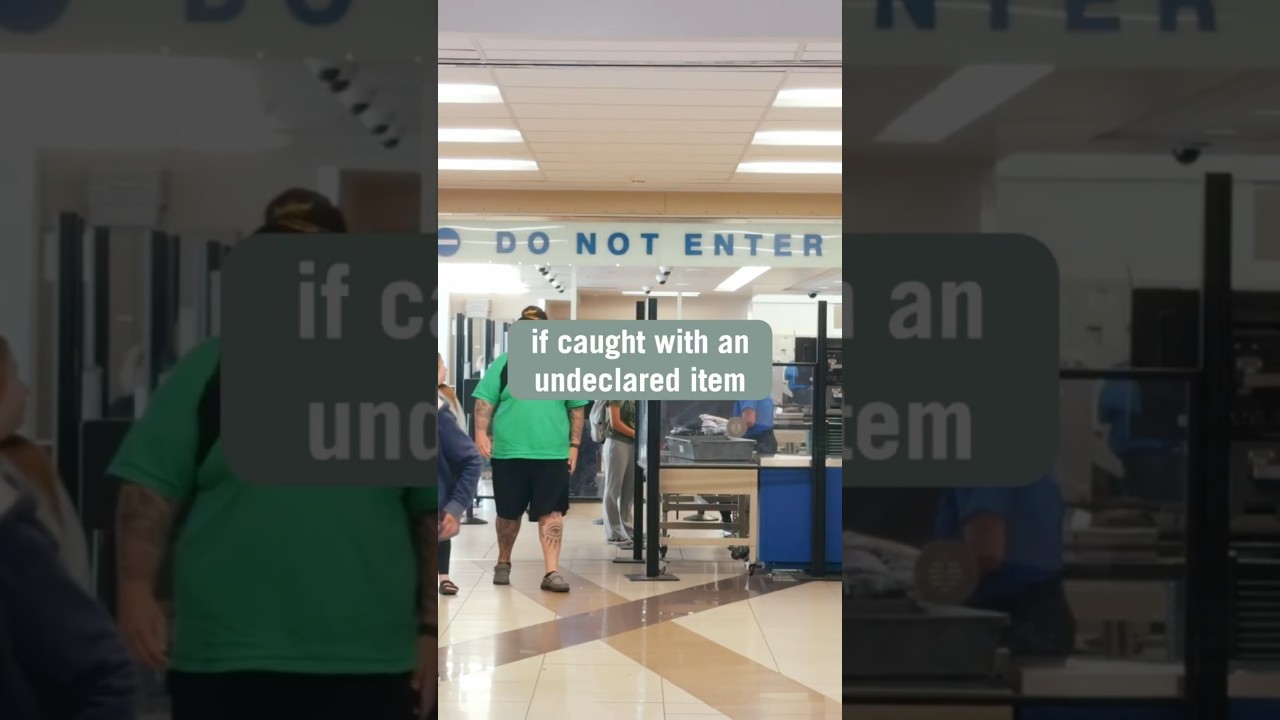 🛃⭐ What to declare at U.S. Customs & why it matters #travel