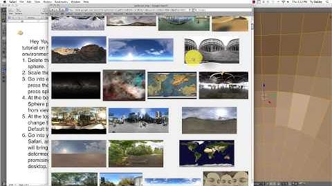 Blender Tutorials: How to Make a Spherical Map (Environment).mp4