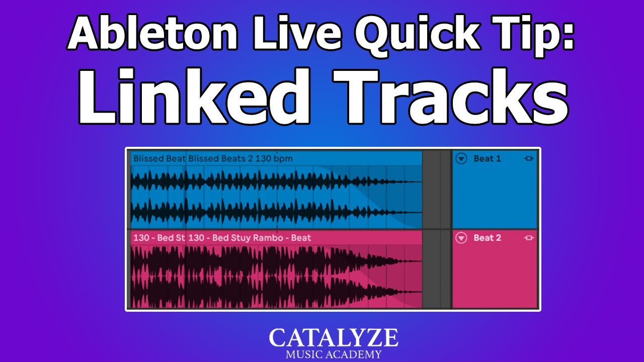 Ableton Live Quick Tip: Linked Tracks - YouTube