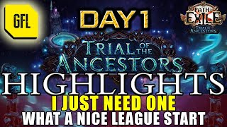 Path of Exile 3.22: TRIAL OF THE ANCESTORS DAY #1 I ONLY NEED ONE, WHAT A NICE LEAGUE START and more