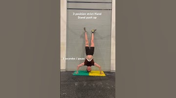 3 positions strict hand stand push up