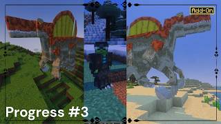 Dino Legends Addon Progress 3 | Minecraft BE/PE