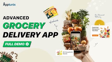 Get Advanced Grocery Delivery App | AI-Powered Grocery Delivery Management Application - Full DEMO