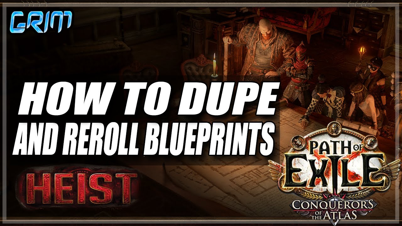 [PoE 3.12] How To Reroll and Duplicate Blueprints Infinitely YouTube