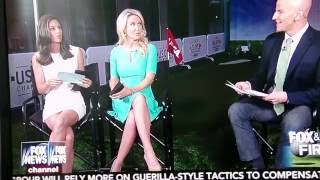 Legs Of Abby Huntsman In A White Mirco Mini Pt 2