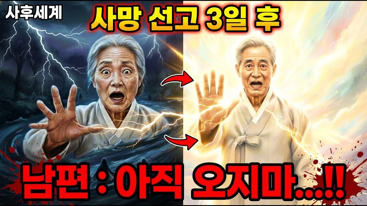 삼도천에서 남편을 만난 할머니, '아직 오지 마' 등 떠밀려 돌아온 이유 | 사후세계 | 임사체험 | NDE |\