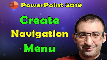 41- How to Create a Sliding Navigation Menu in PowerPoint 2019