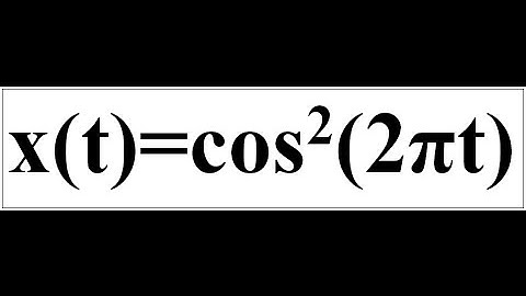 Periodic and Aperiodic Signals | Example 1