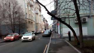 Видео Москва 1542 Скатертный переулок зима день (автор: Улицы Москвы)