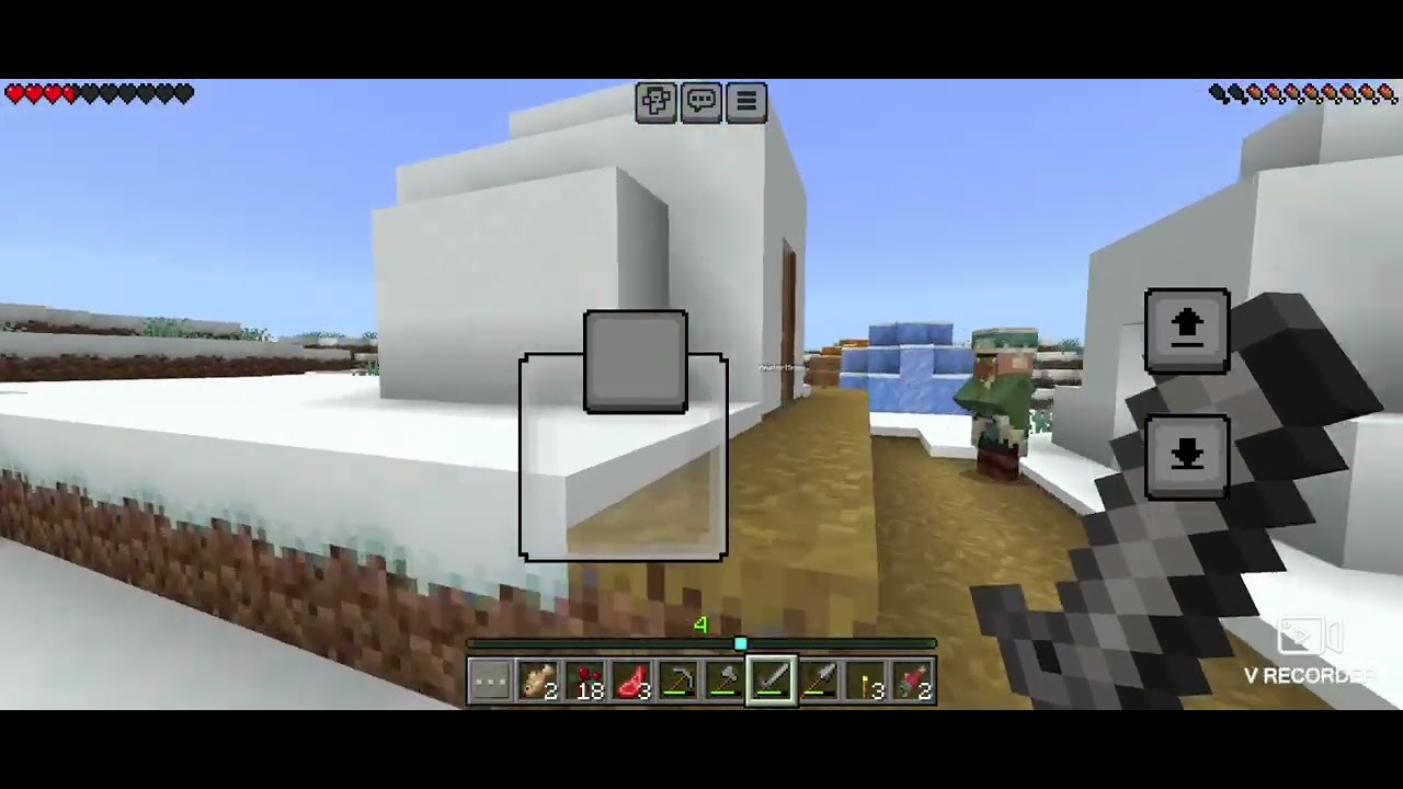 Minecraft ep 2 with my Mom 