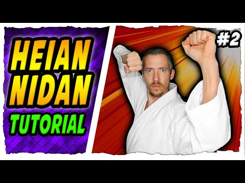 bài quyền số 2 karate Heian Nidan Step By Step | Shotokan Karate Kata Heian Nidan Tutorial