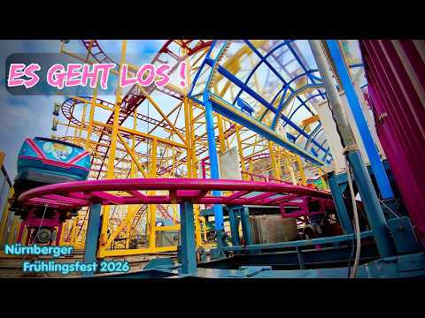 Nürnberger Frühlingsfest 2026 🎢 XXL-Aufbau (42 ATTRAKTIONEN!) 🏗️