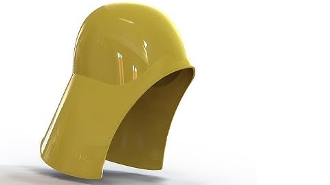 SolidWorks Tutorial # 336: F. Helmet , helme t1 (advanced surfacing)