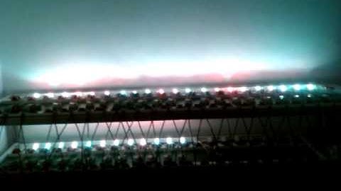 video for the 32pcs DMX decoder connecting test