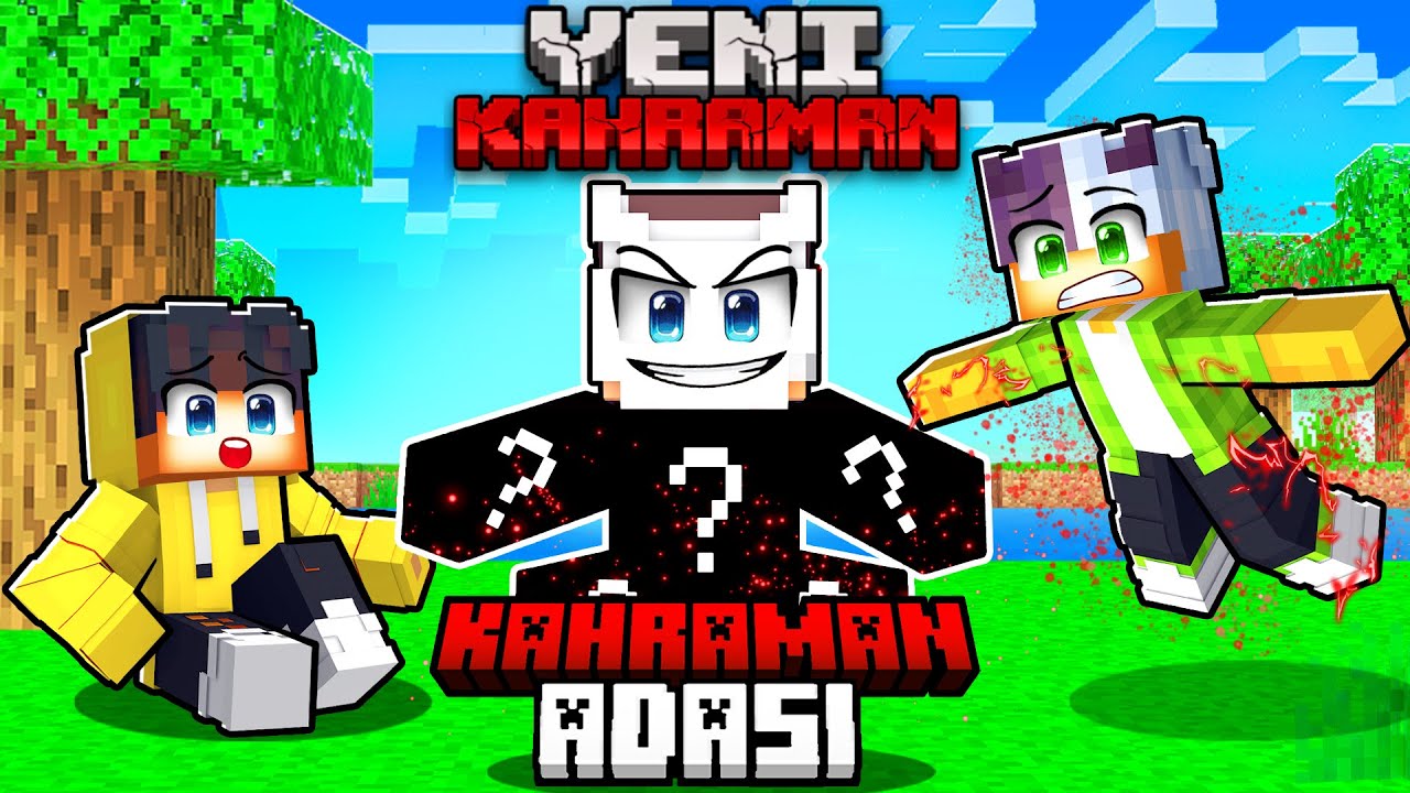 KAHRAMAN ADASINDAKİ EN GÜÇLÜ KAHRAMANI YAPTIM! - Minecraft