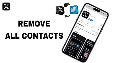 How To Remove All Contacts On X Twitter App