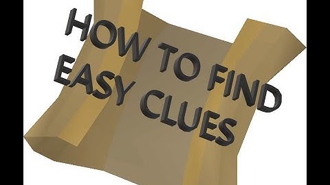 osrs how to get easy clue scrolls  2019  guide