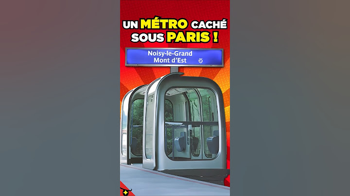 3 MÉTROS FUTURISTES CACHÉS sous PARIS ! 🚇