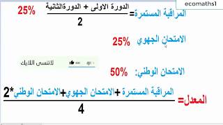 جديد وحصري  كيفية حساب معدل الباك 2020  شحال خصني نجيب في الامتحان  الوطني باش ننجح