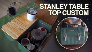 【STANLEY Lunch Box Tabletop Custom】CAMPHACK, OutdoorCoffee with RAIN & THUNDER