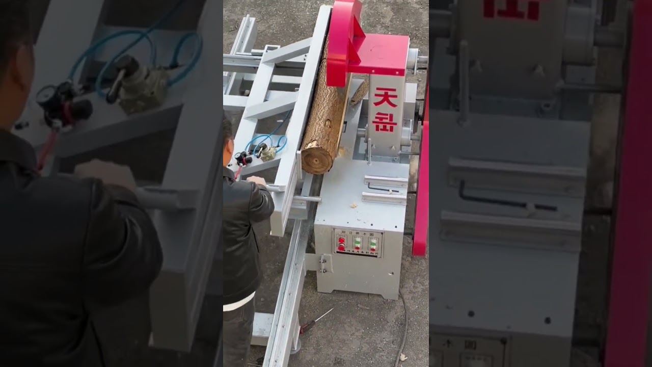 Professional Wood Cutting Process Using Fast Cutter 