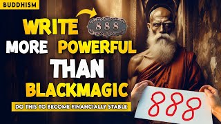 WRITE 888 ON A PIECE OF PAPER AND PUT IT UNDER YOUR PILLOW | Buddhism | Buddhist Teachings