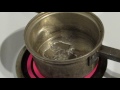 Melting tin on my stove top