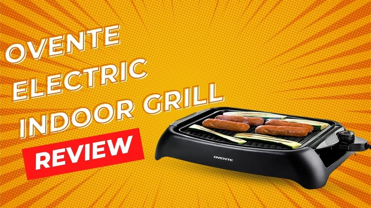 Ovente Thermostat Controlled Non-Stick Indoor Grill, Copper